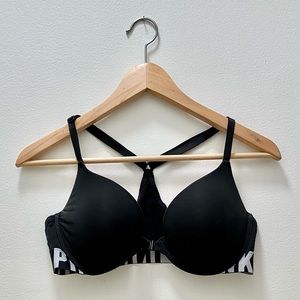 Black push-up racerback Victoria Secret Bra - 36D